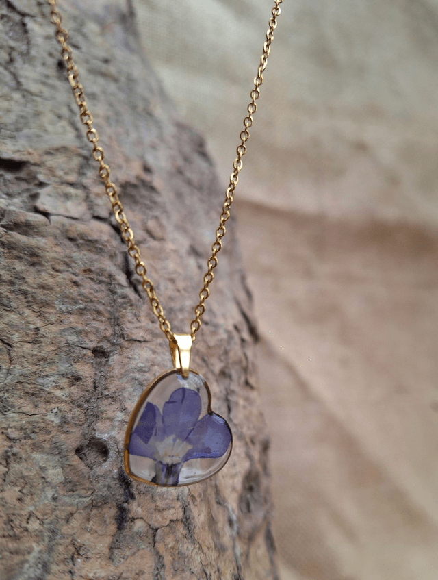 Collier joli cœur ♡ doré