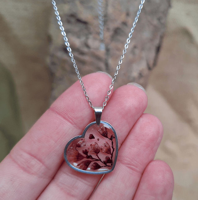 Collier joli cœur ♡ argenté