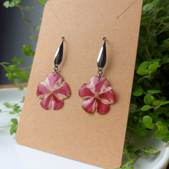Boucles d'oreilles ∙ argenté ∙ Soliflora Verveine