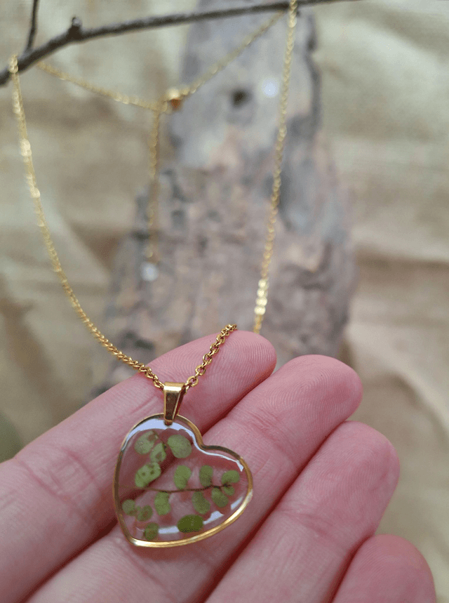 Collier joli cœur ♡ doré