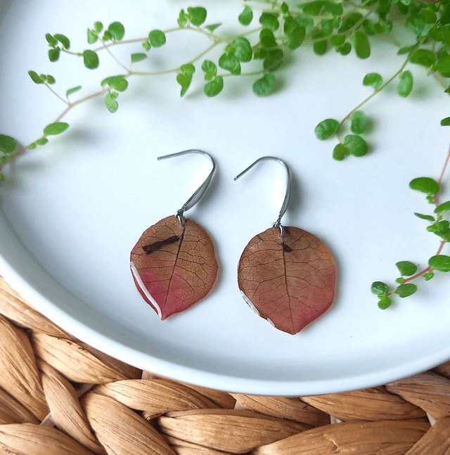 Boucles d'oreilles ∙ argenté ∙ Soliflora Bougainvillea