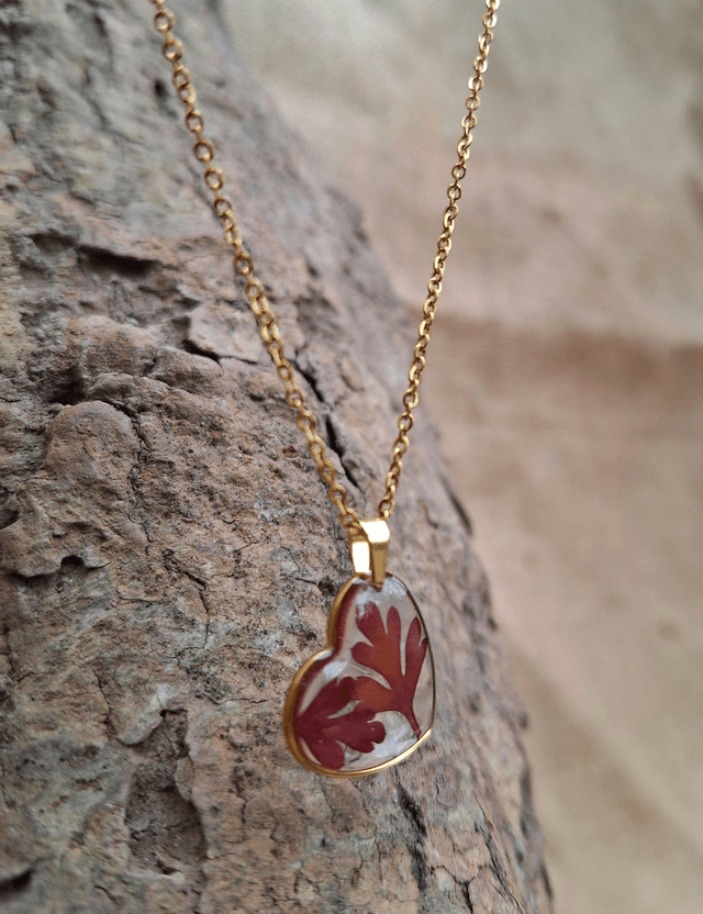 Collier joli cœur ♡ doré