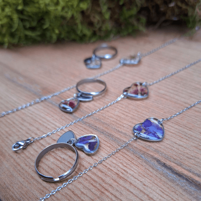 Bracelet joli cœur ♡ argenté 