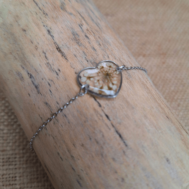 Bracelet joli cœur ♡ argenté 