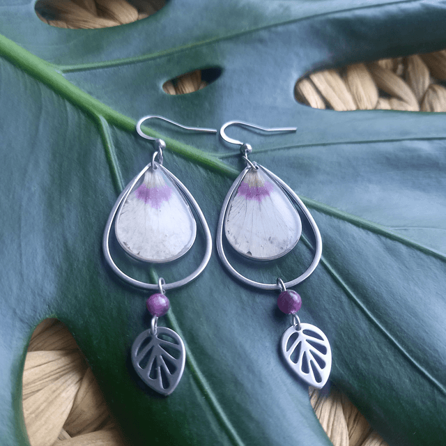 Boucles d'oreilles ∙ argenté ∙ Dianthus