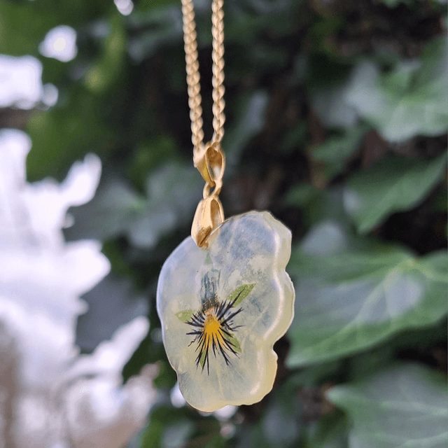 Collier Pensée • doré 