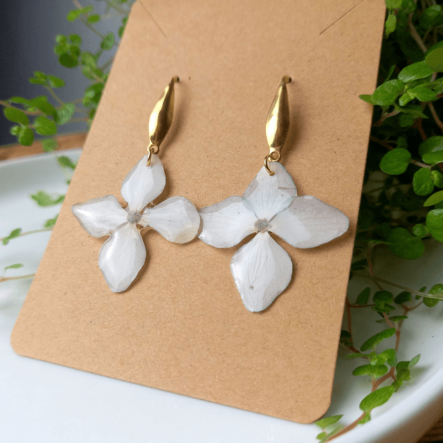 Boucles d'oreilles ∙ doré Soliflora Hortensia