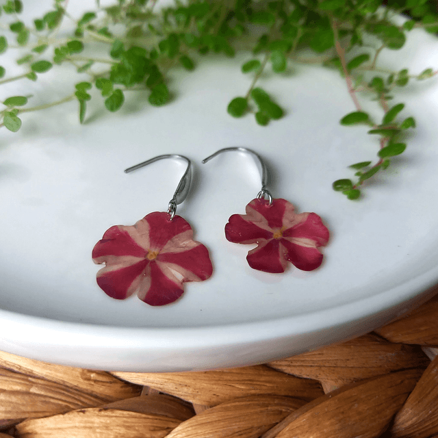 Boucles d'oreilles ∙ argenté ∙ Soliflora Verveine