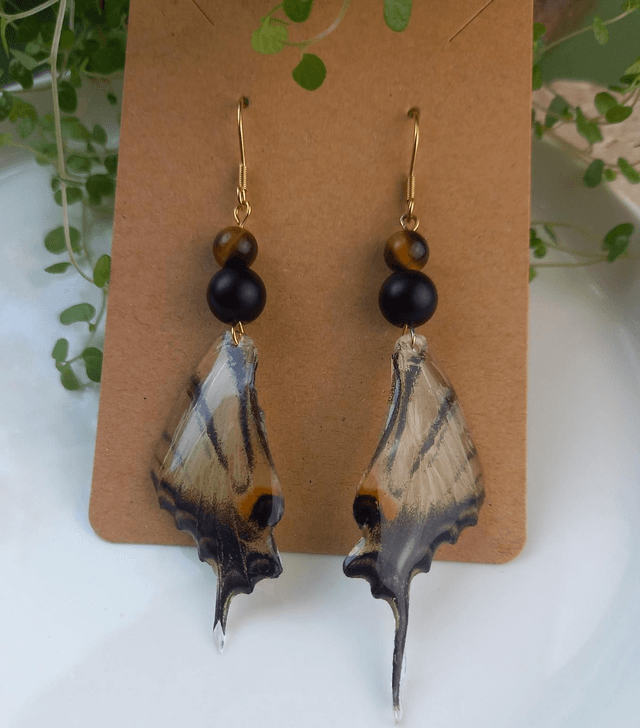 Boucles d'oreilles ∙ doré ∙ Natur'ala doré Oeil de tigre