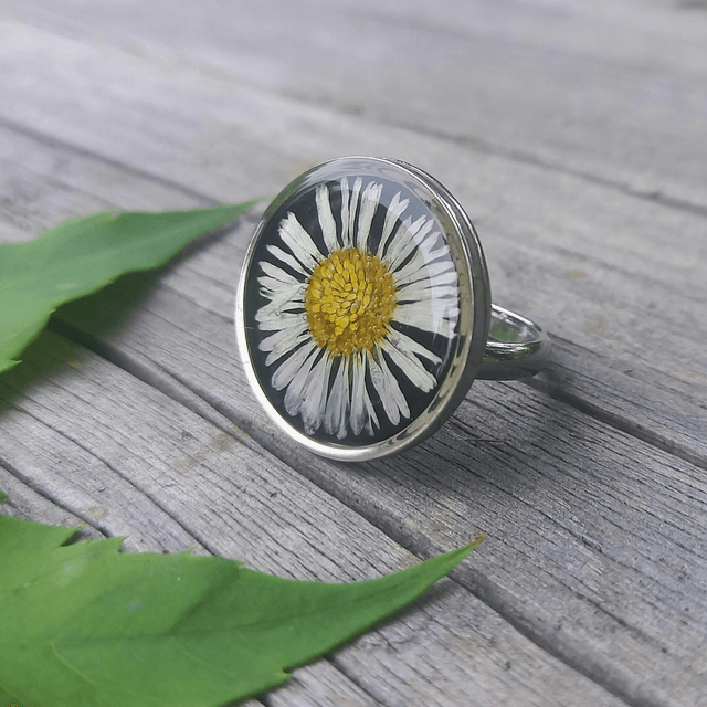 Bague argentée ◦ Pâquerette 