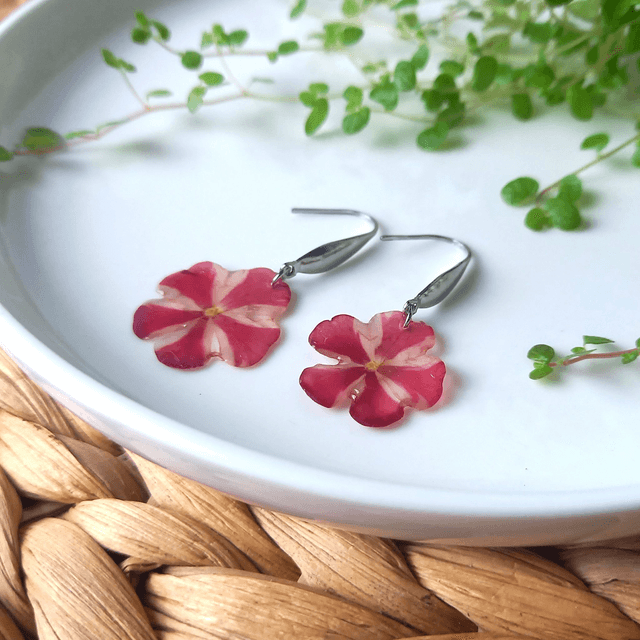 Boucles d'oreilles ∙ argenté ∙ Soliflora Verveine