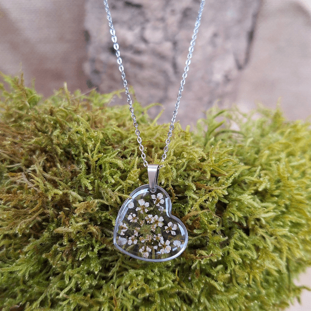 Collier joli cœur ♡ argenté