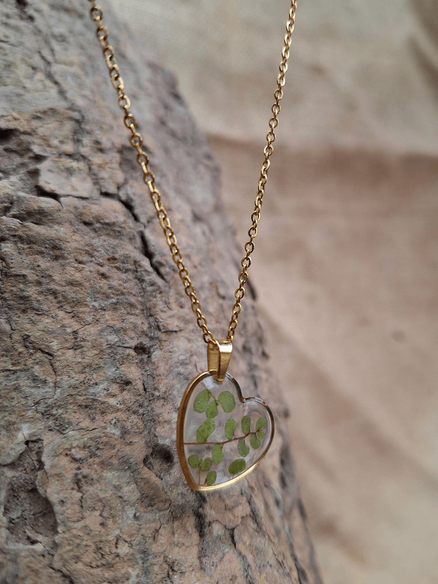 Collier joli cœur ♡ doré
