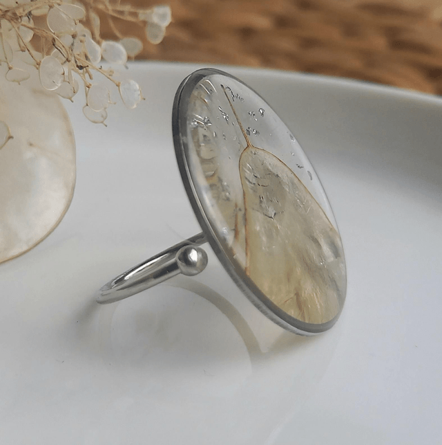 Bague argentée ◦ Lunaria 