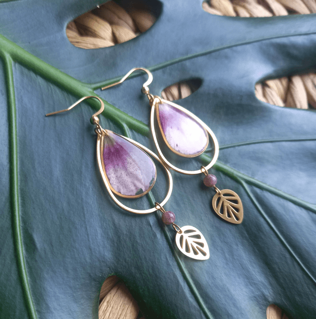 Boucles d'oreilles ∙ doré ∙ Dianthus