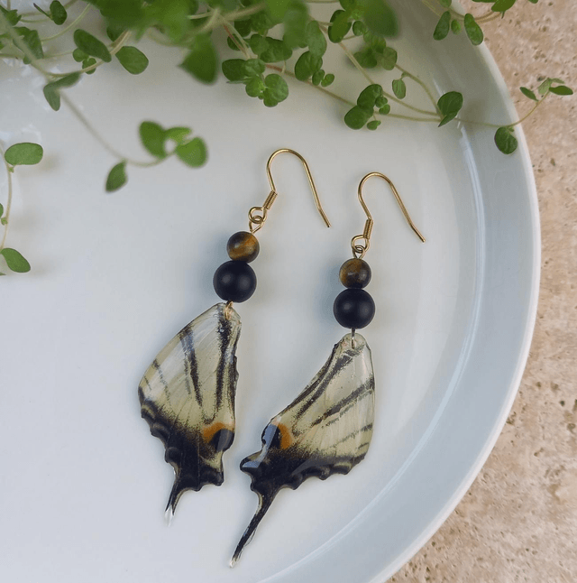 Boucles d'oreilles ∙ doré ∙ Natur'ala doré Oeil de tigre