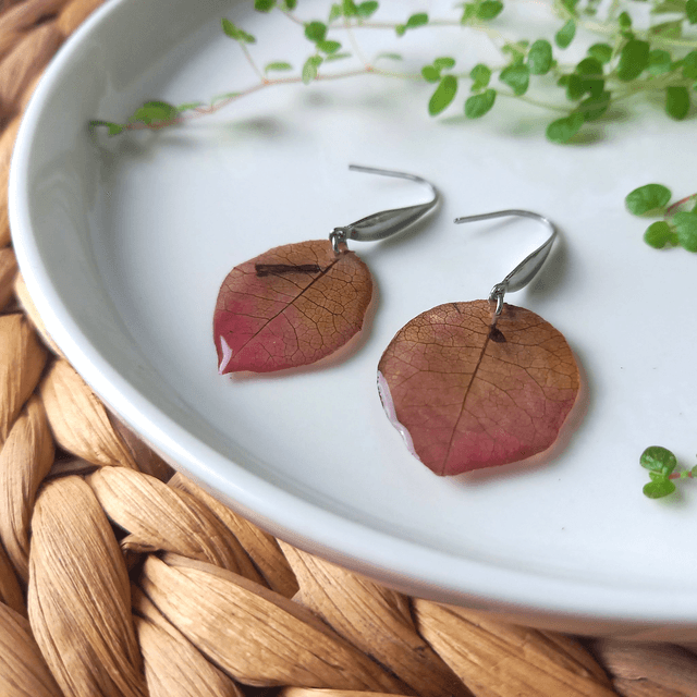 Boucles d'oreilles ∙ argenté ∙ Soliflora Bougainvillea