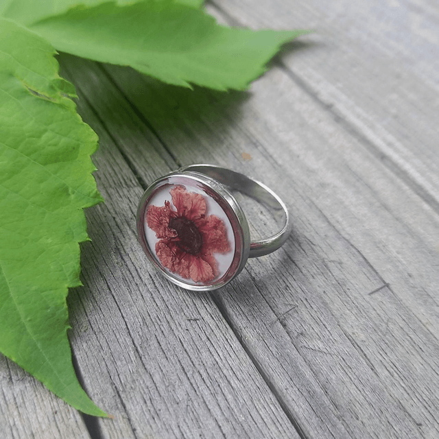 Bague argentée ◦ Leptospermum