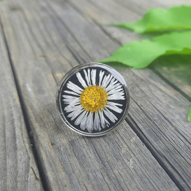 Bague argentée ◦ Pâquerette 