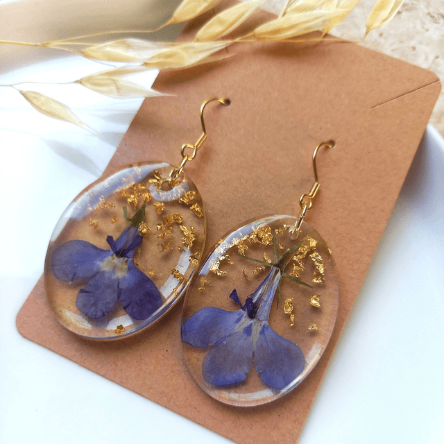 Boucles d'oreilles ∙ doré Lobelia