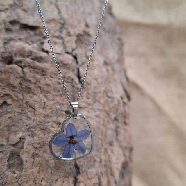 Collier joli cœur ♡ argenté
