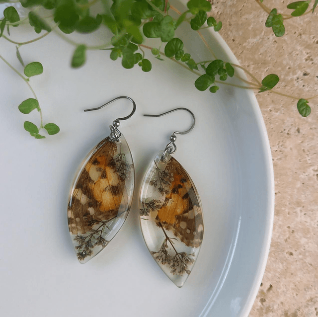Boucles d&#039;oreilles ∙ argenté ∙ Natur&#039;ala