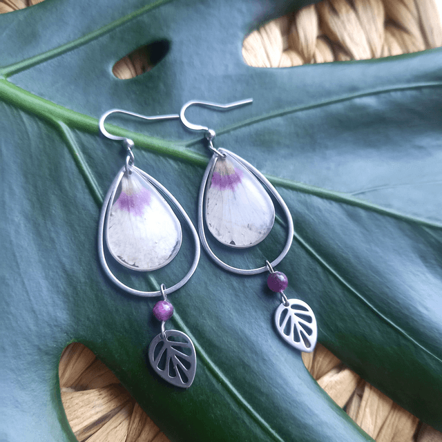 Boucles d&#039;oreilles ∙ argenté ∙ Dianthus