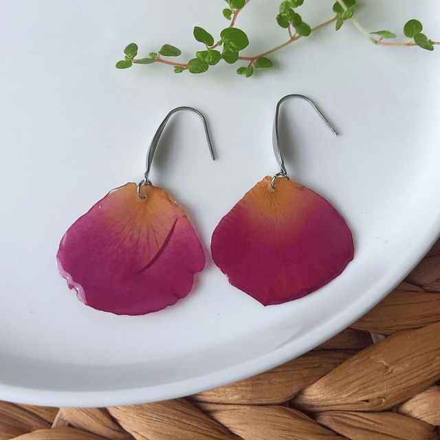 Boucles d&#039;oreilles ∙ argenté ∙ Soliflora Rosa