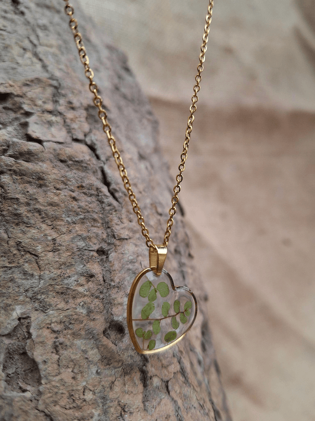 Collier joli cœur ♡ doré