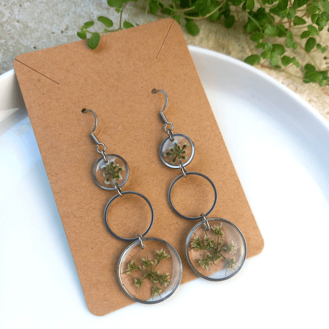 Boucles d&#039;oreilles ∙ argenté ∙ Daucus