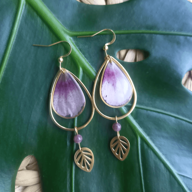 Boucles d&#039;oreilles ∙ doré ∙ Dianthus